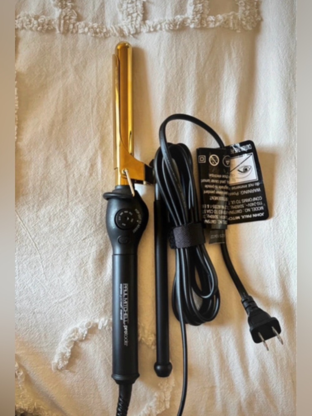 Paul Mitchell Gold and Black Curling Iron